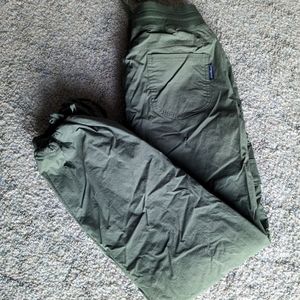 Eddie Bauer Green Work Pants Medium Joggers Women's Comfortable